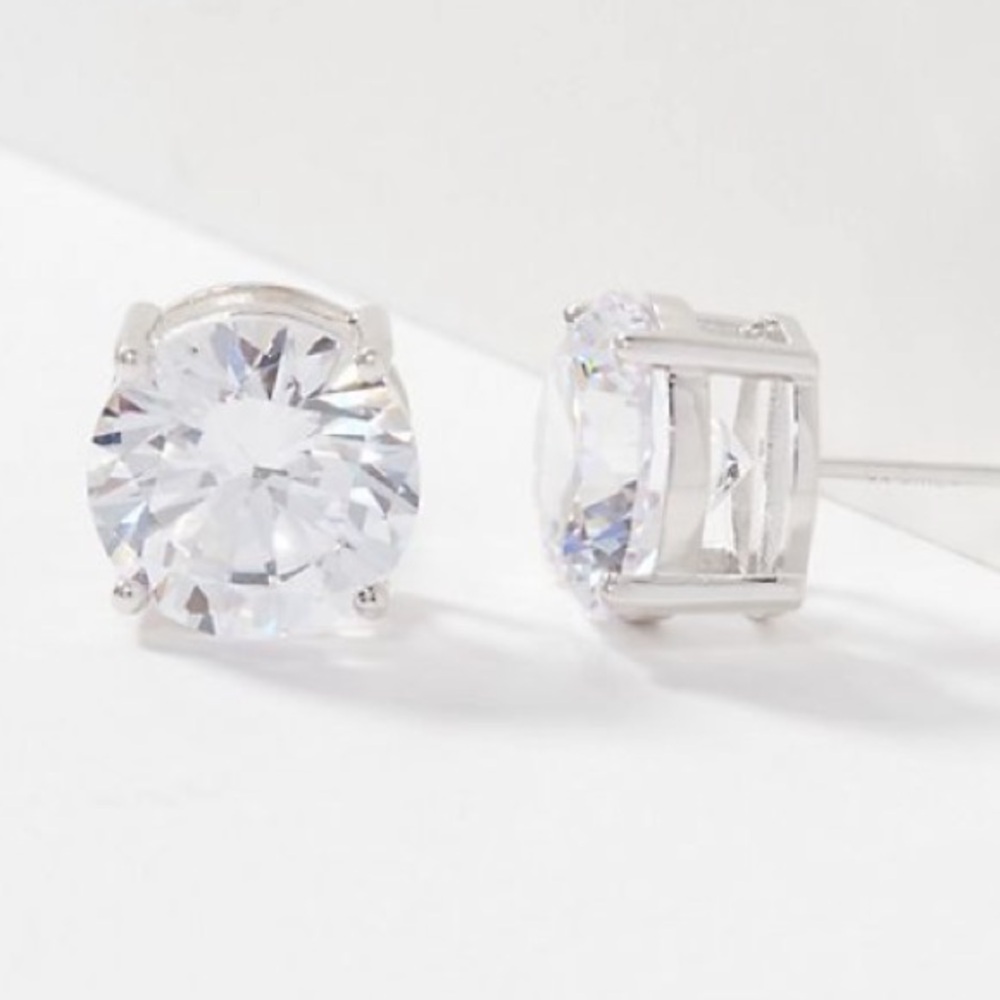 Diamonique Katrina supernova mega size stud earrings